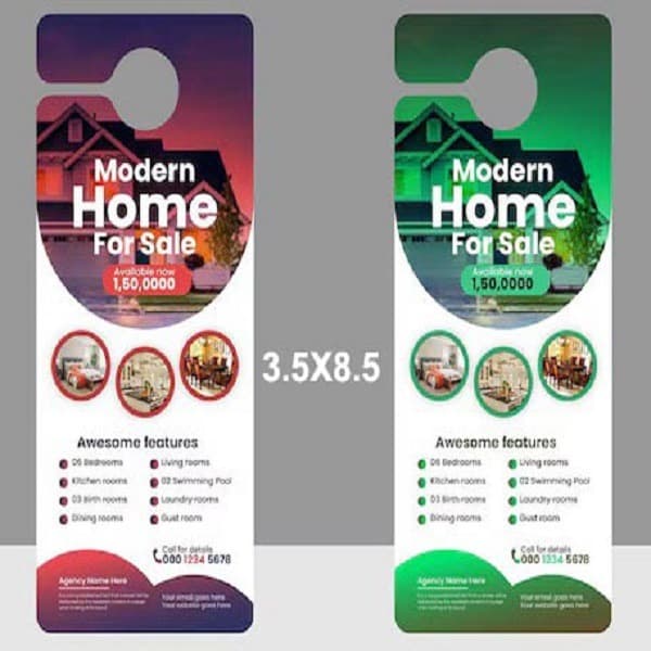 3.5″X8.5″ Door Hanger